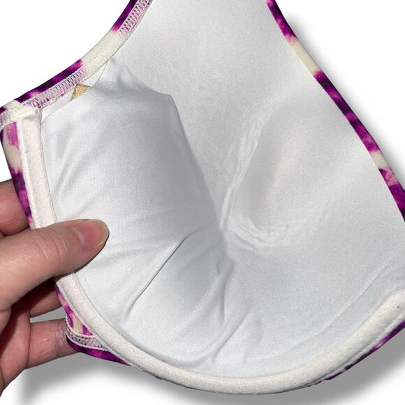 Victorias Secret Womens Bikini Top and Bottom Push Up Underwire Foldover Waist - Picture 5 of 13